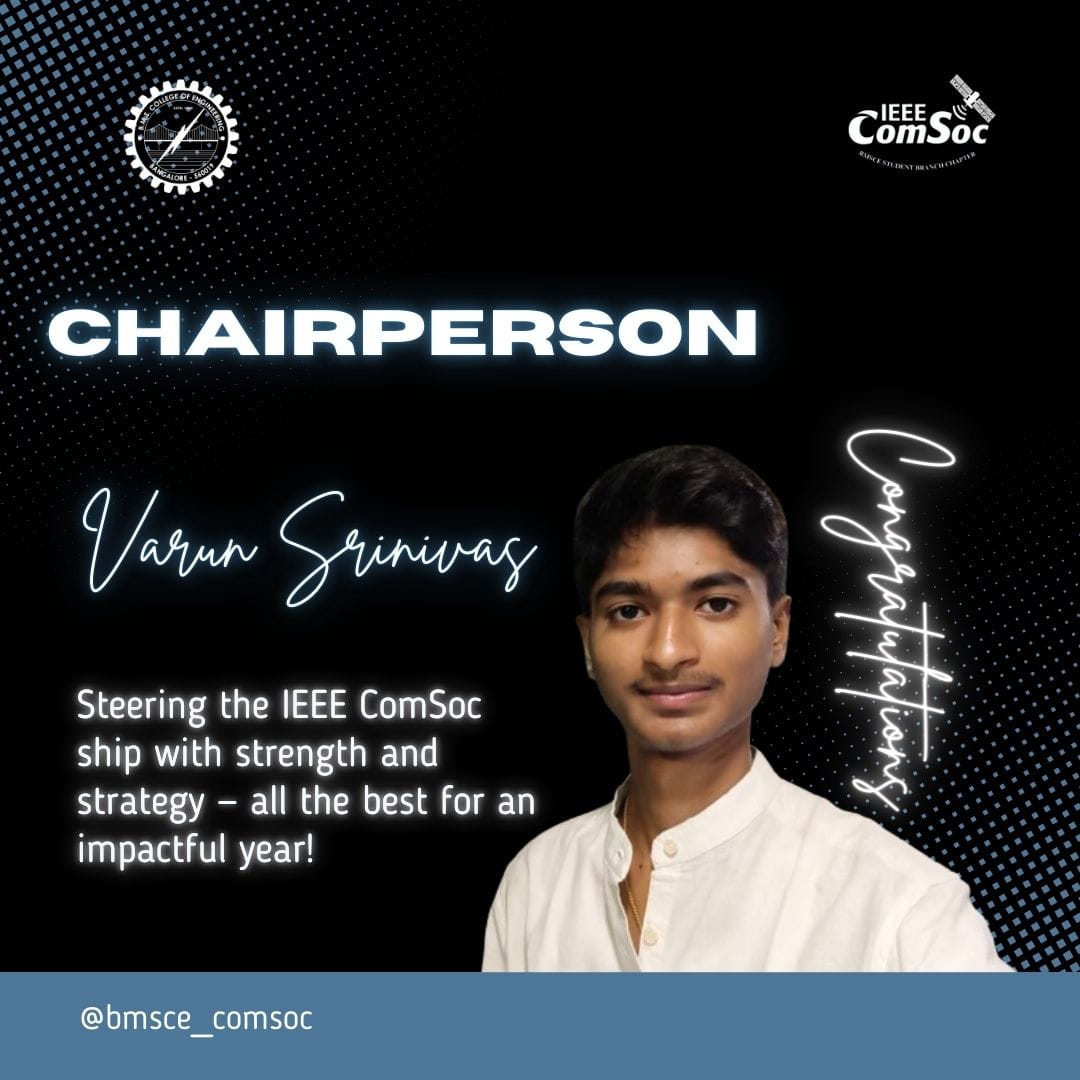Varun Srinivas - Chairperson